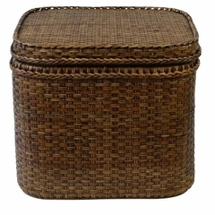 Mesa em rattan CHEST Quadrada na internet