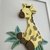 Quadro Safari Baby Girafa 38 X 45 - comprar online