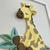 Quadro Safari Baby Girafa 38 X 45 na internet