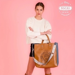 Cartera Tote Louise Camel - La Guapería