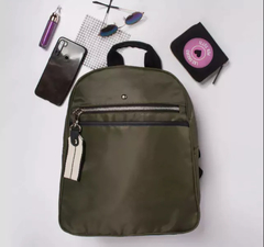 Mochila de Tela Mila Verde Militar