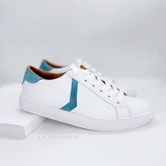 Zapatillas Terra Blanco/Celeste - comprar online