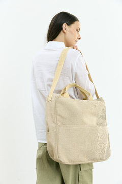 Bolso Playero Samaná Beige - comprar online