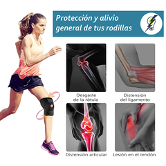 Rodillera XXL ortopédica y ajustable. Extragrande con varillas laterales flexibles - comprar en línea