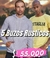 PACK 5 BUZO RUSTICO C/CAP + 5 REMERA ESTAMPADA M/CORTA