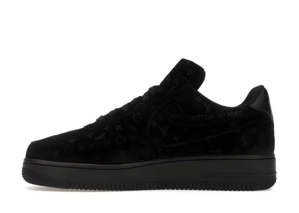 Louis Vuitton X Nike Air Force 1 Low By Virgil Abloh Black