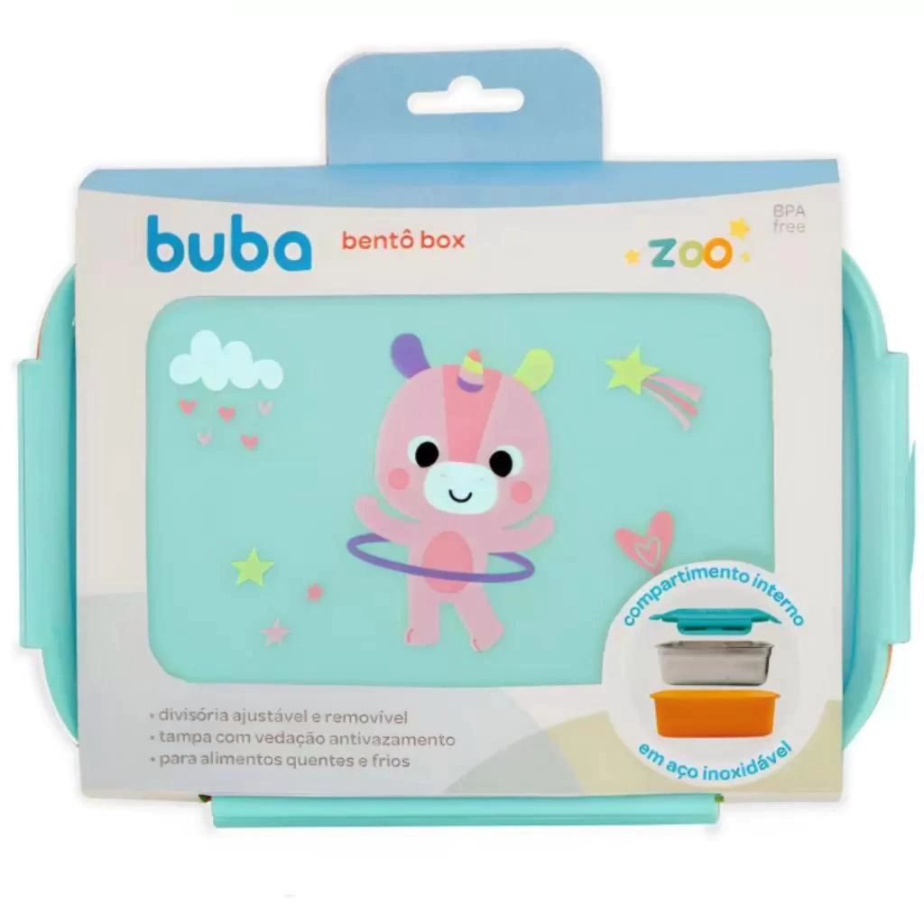 BENTÔ BOX BUBA ZOO UNICORNIO