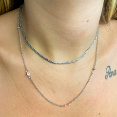 Colar Chocker Hanover - Fio Alemão Tramado - Bellori