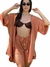 SAIDA DE PRAIA CONJUNTO SHORTINHO E CHEMISE NUDE