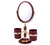 Espelho de Mesa com Suportes Laterais Jacki Design - loja online