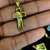 PINGENTE CRUCIFIXO VAZADO COM JESUS P 2,8X1,8CM BANHADO A OURO 18K - comprar online