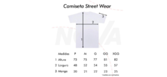 Camiseta Street bege com logo preto. - comprar online