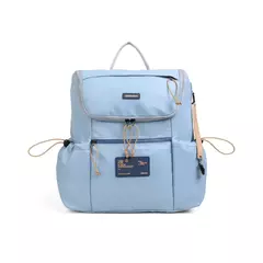 Mochila Maternal New World C/ Cambiador - Light blue