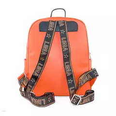 Mochila Claudia - Negro/Naranja/Camel - Chuchi