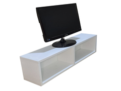 Mueble Flotante Rack Tv - Con Fondo Blanco - Listo Para Usar - comprar online