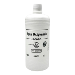 Agua oxigenada 10 vol., 1000ml (Solución Tópica de 10 Volúmenes). LAFARO