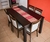 Juego de Comedor Mesa 1.80 x 0.90 Mt + 6 Sillas Tapizadas