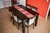 Juego de Comedor Mesa 1.60 x 0.90 Mt + 6 Sillas Tapizadas - Julie deco home