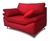 Sillon 1 Cuerpo 0.90 mt Zeus Patas Aluminio