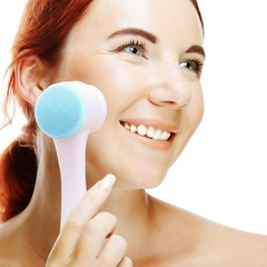 Escova de limpeza facial de silicone