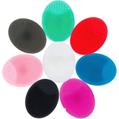 almofada de limpeza facial de silicone