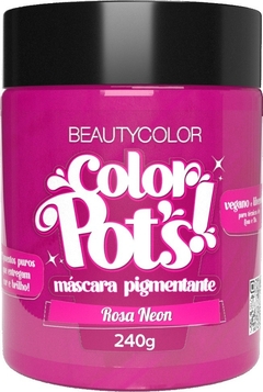 Máscara Beautycolor Color Pots Rosa Neon 240g