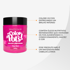 Máscara Beautycolor Color Pots Rosa Neon 240g - comprar online