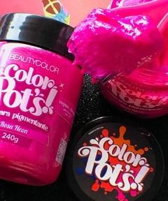 Máscara Beautycolor Color Pots Rosa Neon 240g na internet