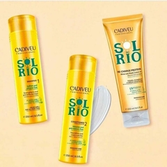 Kit Home Care Cadiveu Sol Do Rio Shampoo + Condicionado + Leave-in - comprar online
