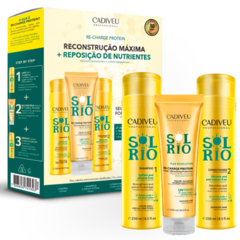 Kit Home Care Cadiveu Sol Do Rio Shampoo + Condicionado + Leave-in - loja online