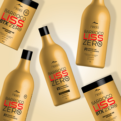 Kit Barroco Liss Shampoo Dilatador 1l + Repositor De Massa Blond 1kg - Carol Perfumaria