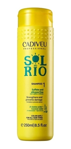 Shampoo Sem Sulfato Cadiveu Sol Do Rio 250ml