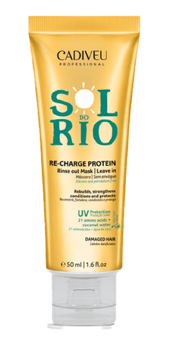 Máscara Leave-in Cadiveu Sol Do Rio Re-charge Protein 50ml