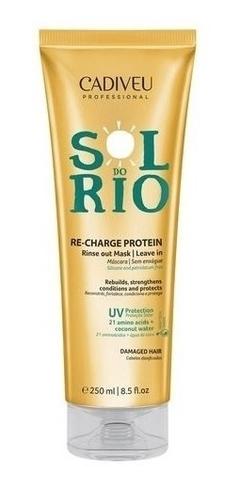 Máscara Leave-in Cadiveu Sol Do Rio Re-charge Protein 250ml