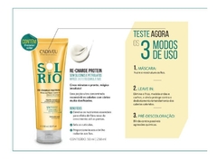 Máscara Leave-in Cadiveu Sol Do Rio Re-charge Protein 250ml - Carol Perfumaria