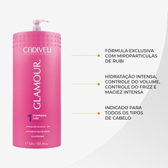 Shampoo Cadiveu Glamour Rubi Lavatório 3l - comprar online