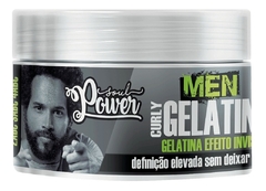 Gelatina Soul Power Efeito Invisivel Men Curly Gelatine 250g