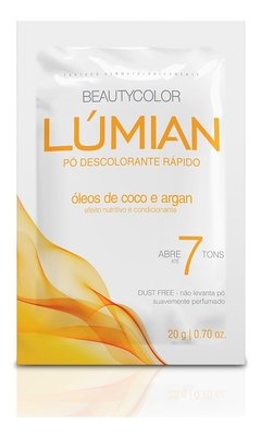 Pó Descolorante Beautycolor Lúmian Óleos De Coco e Argan 20G - comprar online