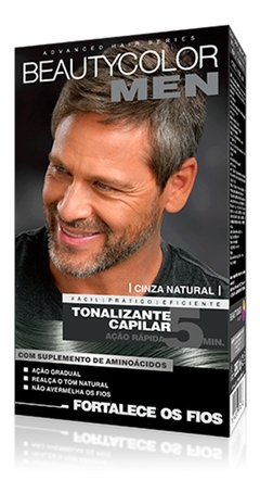 Tonalizante Gel Sem Amônia Beautycolor Men Cinza Natural - comprar online
