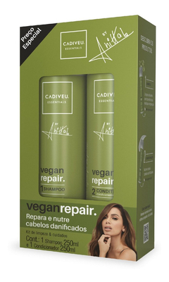 Kit Cadiveu Essentials Anitta Vegan Repair Shampoo + Condicionador 250ml