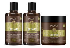 Kit Inoar Botanic Shampoo 300ml + Condicionador 300ml + Máscara 500g