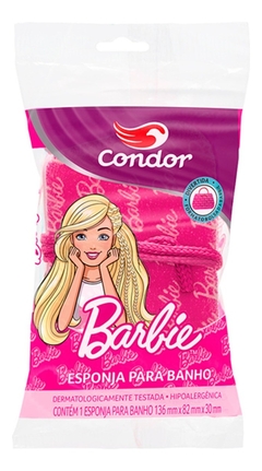 Esponja Para Banho Condor Barbie Formato Bolsa - comprar online