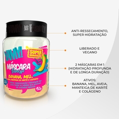 Máscara Yamy Super Hidratação Banoffi Banana 450g - comprar online
