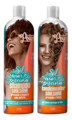 Kit Soul Power Sol, Mar e Piscina Shampoo + Condicionador 315ml