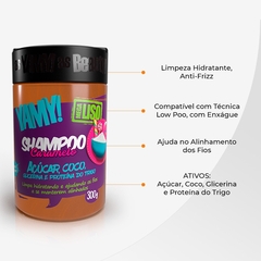 Shampoo Yamy Mega Liso Caramelo De Açúcar 300g - Carol Perfumaria