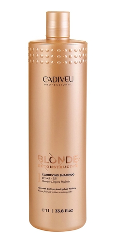 Shampoo Clarificante Cadiveu Blonde Reconstructor 1L