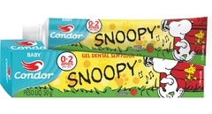 Gel Dental Condor Baby Snoopy Sem Flúor Morango 50g