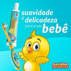 Gel Dental Condor Baby Galinha Pintadinha Sem Flúor Morango 50g - loja online