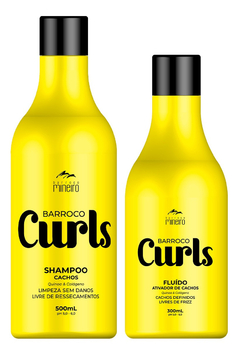 Kit Barroco Mineiro Curls Shampoo 500ml + Fluido Ativador
