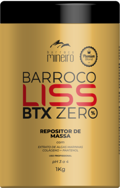 Repositor de Massa Barroco Liss BTX Zero Blond 1Kg
